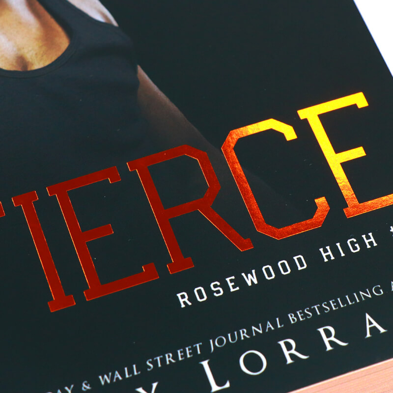 5*8 Inch Paperback Book with Foil on Cover and Sprayed Edges 8