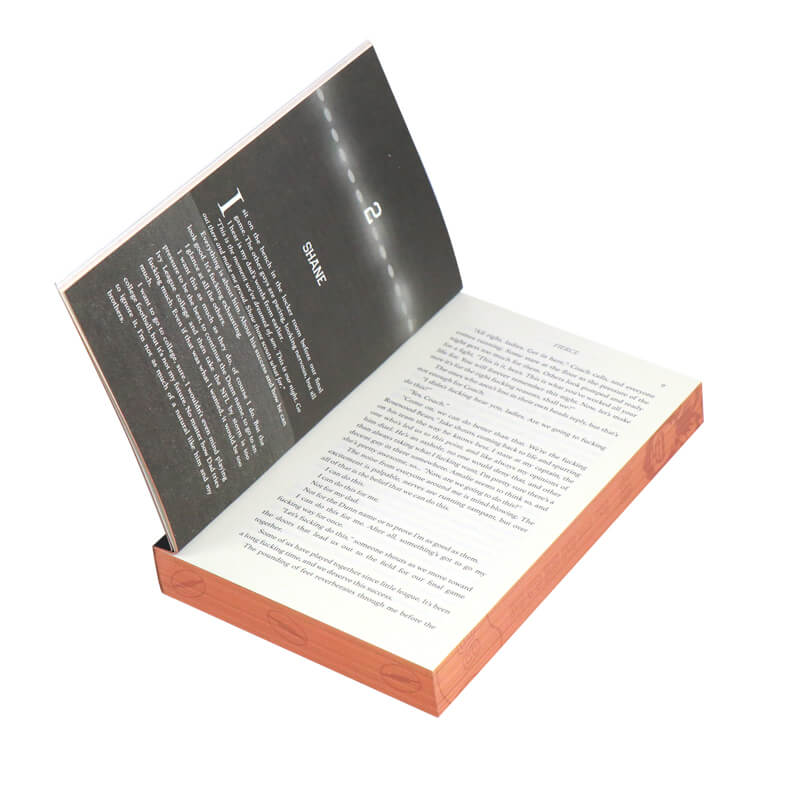 5*8 Inch Paperback Book with Foil on Cover and Sprayed Edges 7