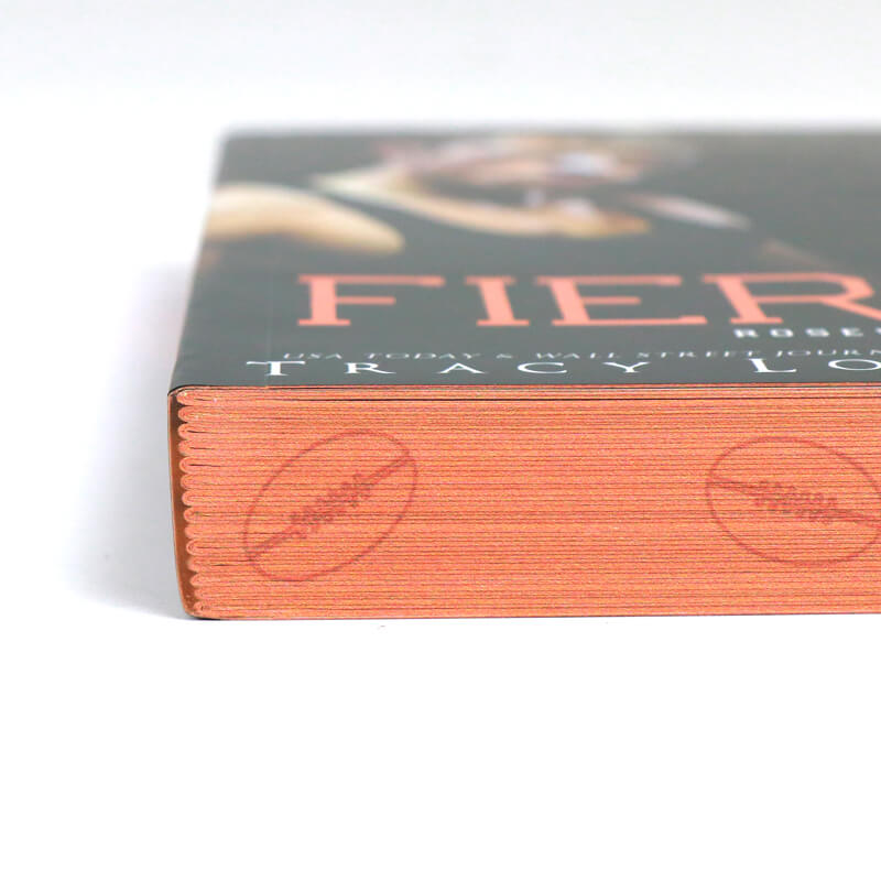 5*8 Inch Paperback Book with Foil on Cover and Sprayed Edges 10