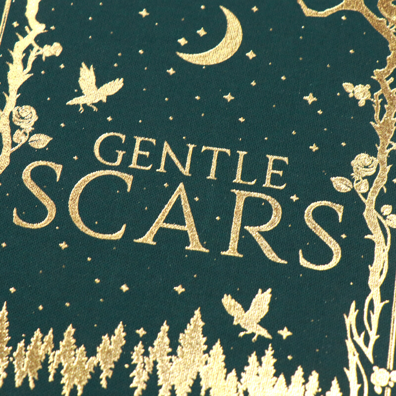 Black Pages with White Ink Printing Hardcovers with Sprayed Edges and Dust Jackets 10