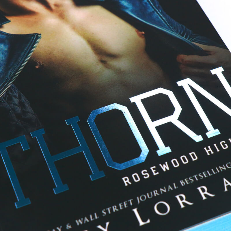 Paperback Book Printing with Foil Stamped Cover and Sprayed Edges 8