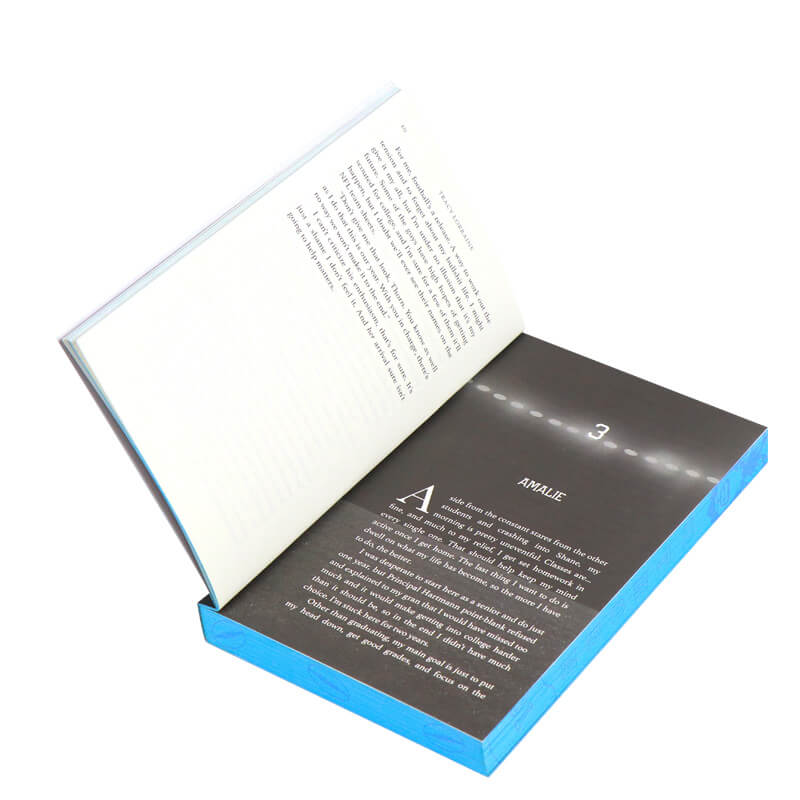 Paperback Book Printing with Foil Stamped Cover and Sprayed Edges 7