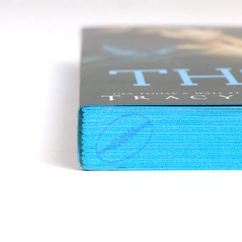 Paperback Book Printing with Foil Stamped Cover and Sprayed Edges 10