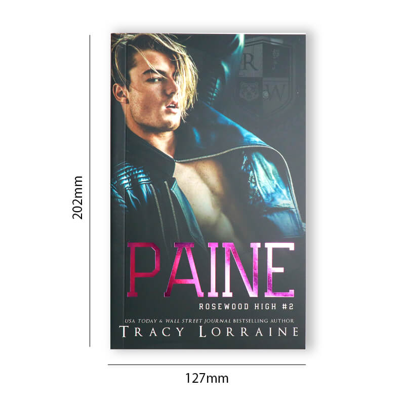 Black and White Interior Perfect Binding Books with Sprayed Edges 6