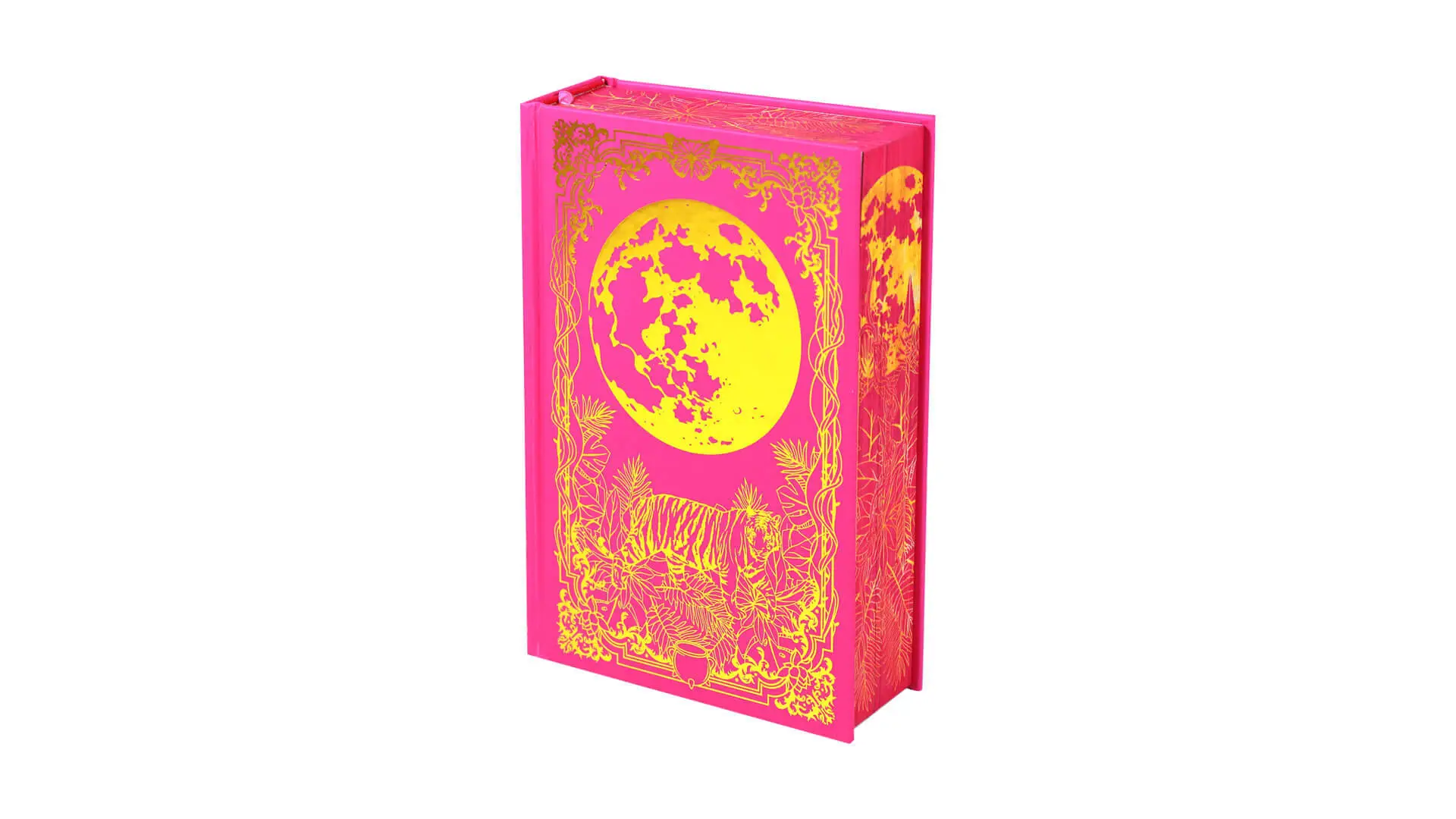 Hardcover Book with Gold Foil, Ribbon, Sprayed Edges and Endpapers 1