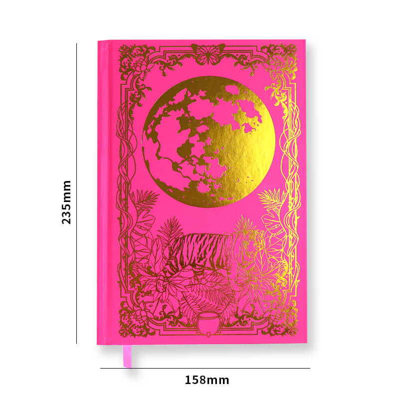 Hardcover Book with Gold Foil, Ribbon, Sprayed Edges and Endpapers 6