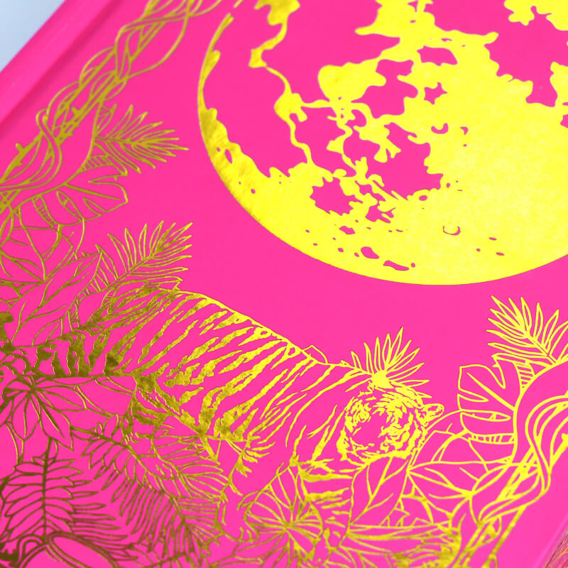 Hardcover Book with Gold Foil, Ribbon, Sprayed Edges and Endpapers 9