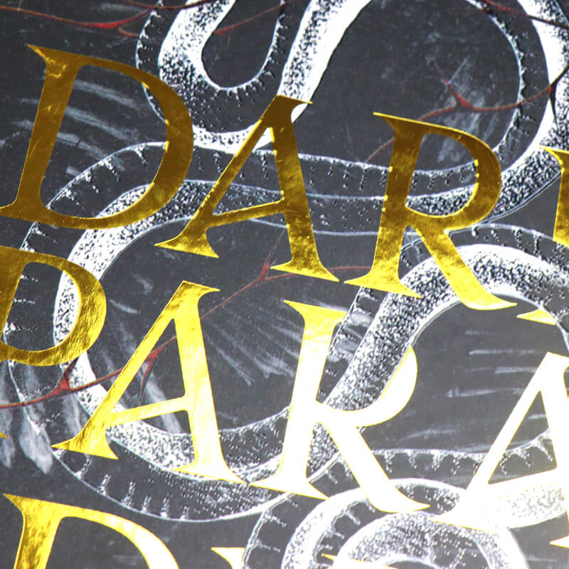 Gold Foil Stamped Hardback Book with Sprayed Image Edges and End Pages 9