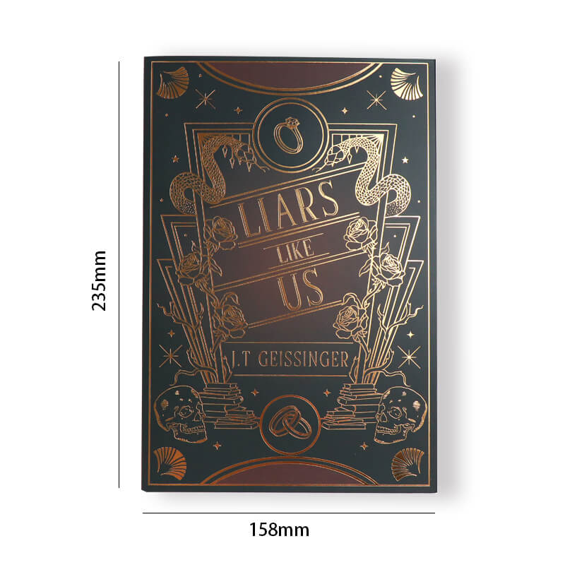 Special Hardcover Novel with Sprayed Edges and Foil Dust Jackets 6