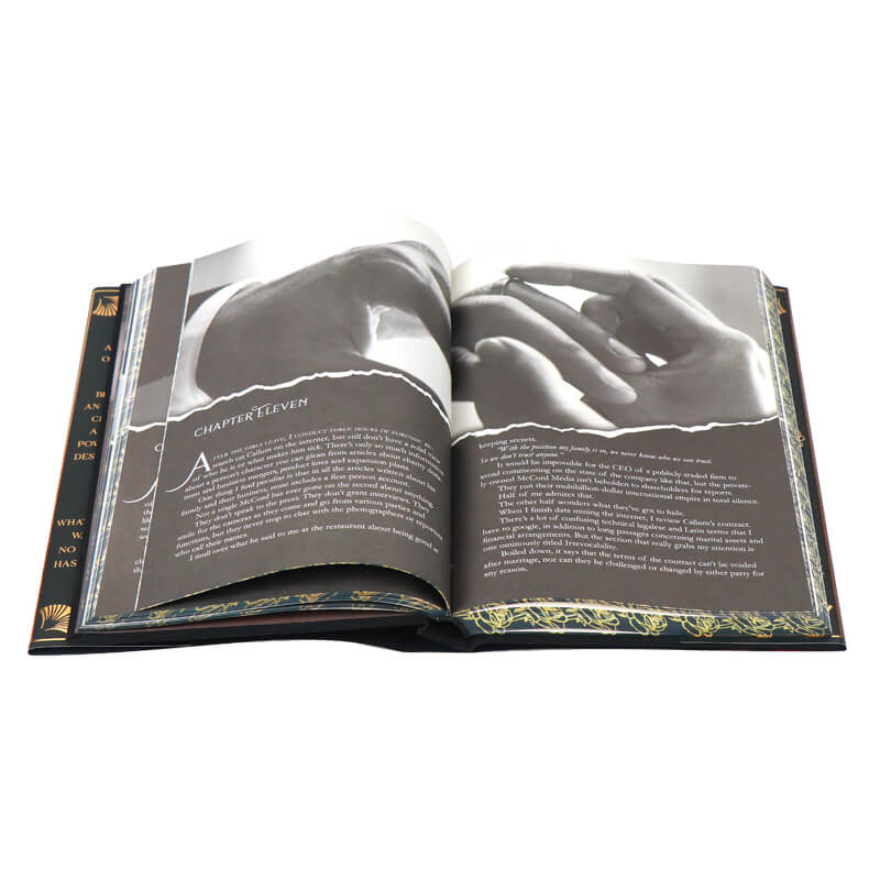 Special Hardcover Novel with Sprayed Edges and Foil Dust Jackets 8