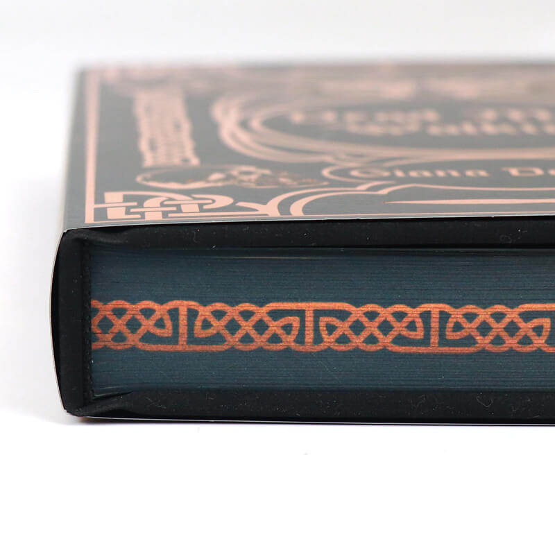 Hardback Book with Sprayed Edges, Foiled Dust Jackets and Foiled Endpapers 12