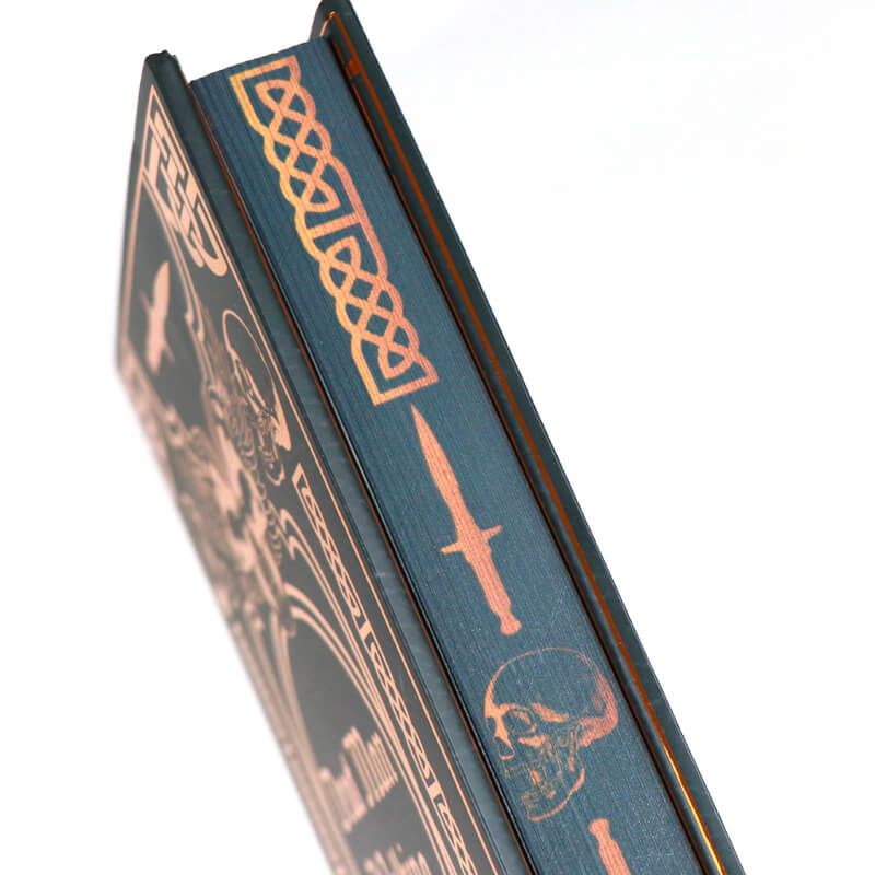 Hardback Book with Sprayed Edges, Foiled Dust Jackets and Foiled Endpapers 11