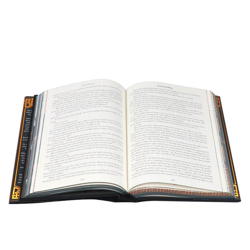 Hardback Book with Sprayed Edges, Foiled Dust Jackets and Foiled Endpapers 8