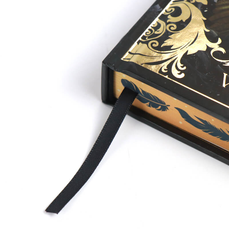 Foil Hardcover Fiction Novels Printed End Pages and Sprayed Edges 11