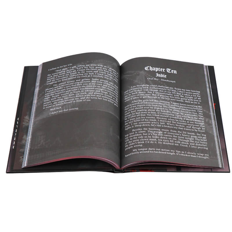 6x9 Hardcover Books Printed Endpapers, Foil Dust Jackets and Stenciled Edges 8