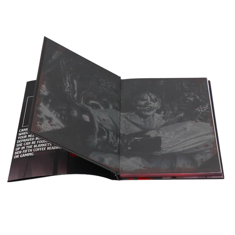 6x9 Hardcover Books Printed Endpapers, Foil Dust Jackets and Stenciled Edges 7