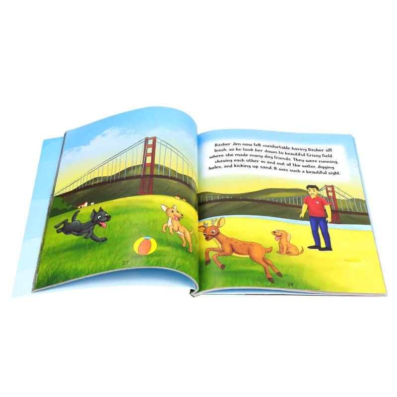 Paperback Kid Educational Books Full Color Printing Children Book 7