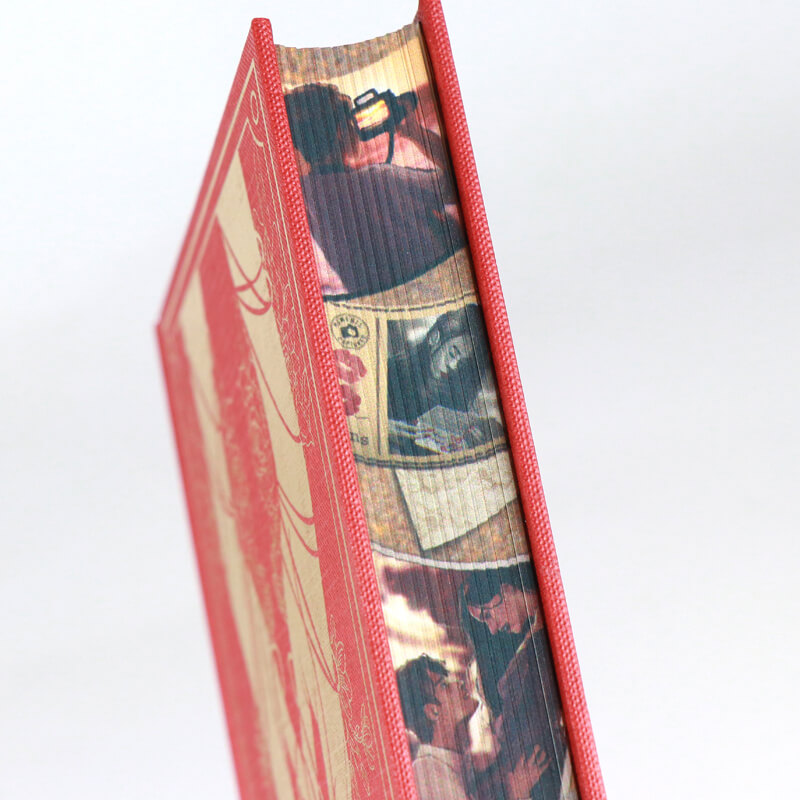 Create Sprayed Edges Hardcover Romance Novel with Slipcase 10