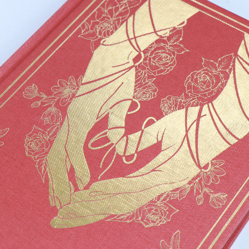 Create Sprayed Edges Hardcover Romance Novel with Slipcase 9