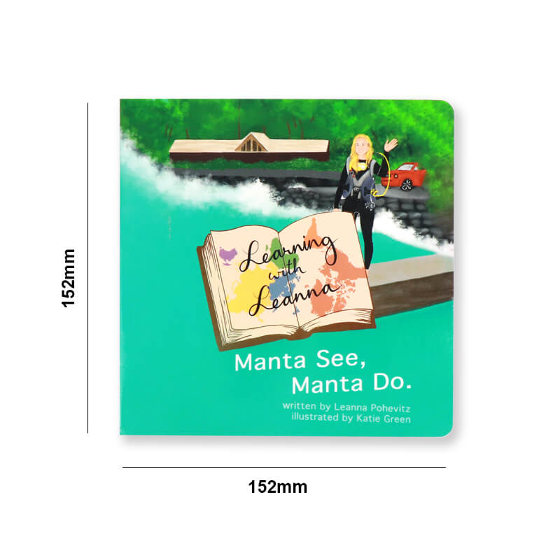 Children Board Book Full Color Printing Learning Book for Kids 6