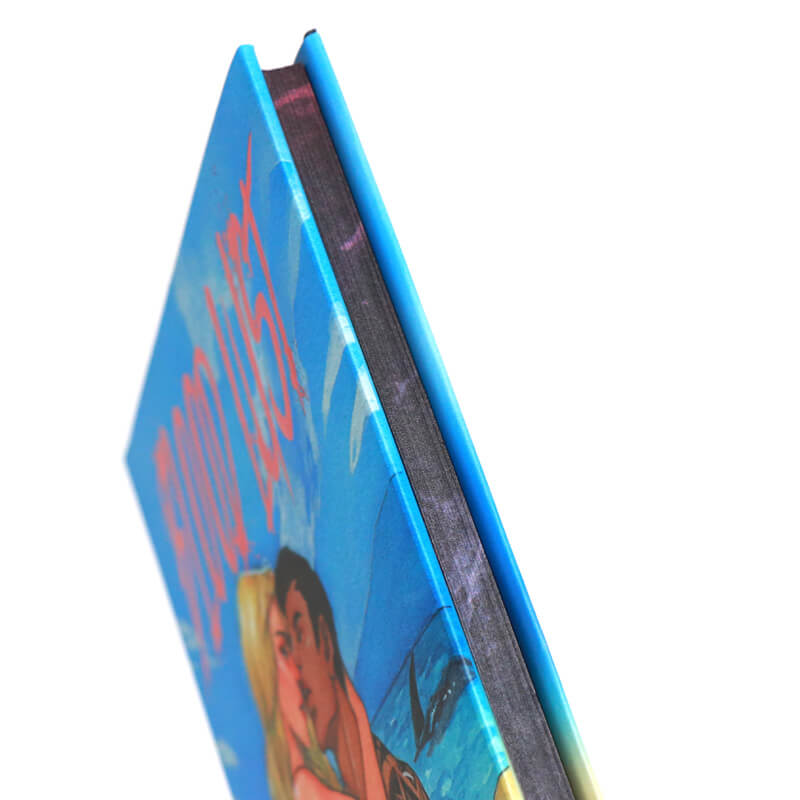 Hardcover Fiction Book with Custom Stenciled Edges and Foil Dust Jackets 11