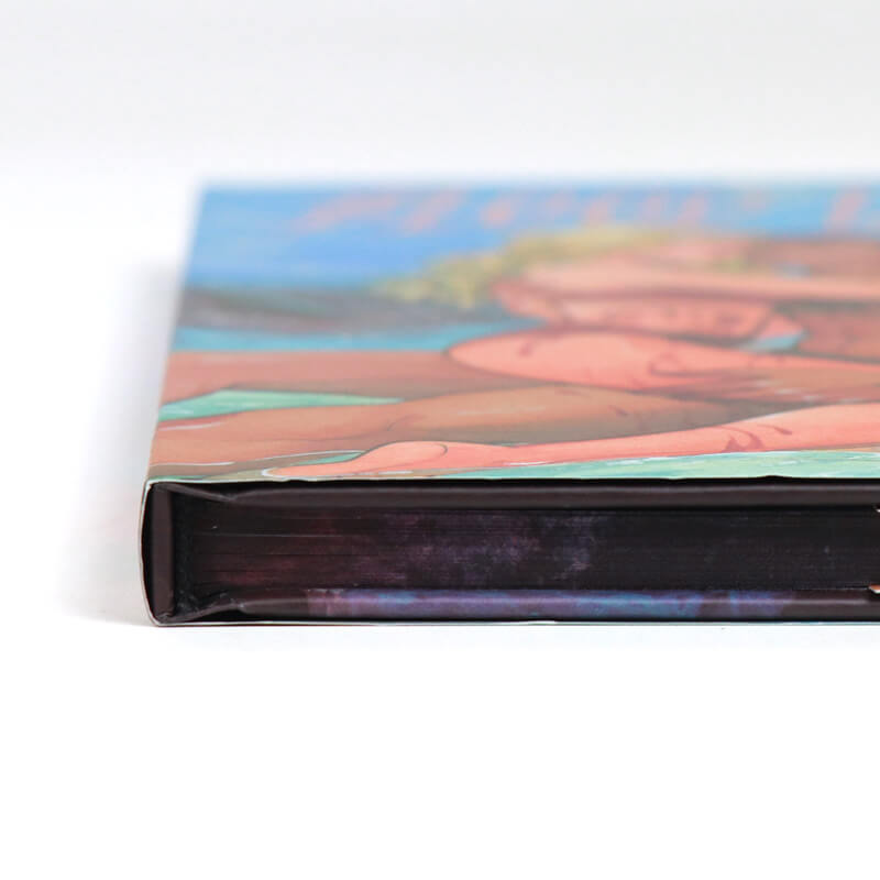 Hardcover Fiction Book with Custom Stenciled Edges and Foil Dust Jackets 12