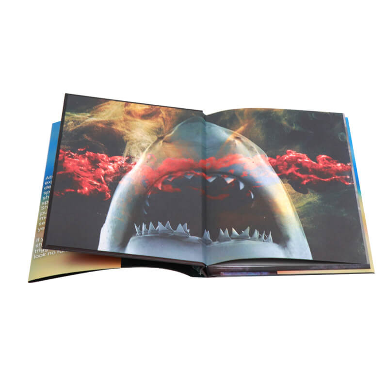 Hardcover Fiction Book with Custom Stenciled Edges and Foil Dust Jackets 7