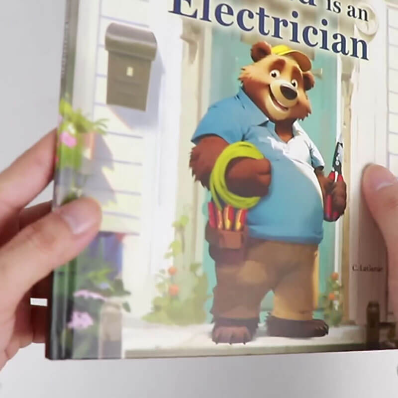 Full Color Hardback Picture Books Children Educational Story Book 8