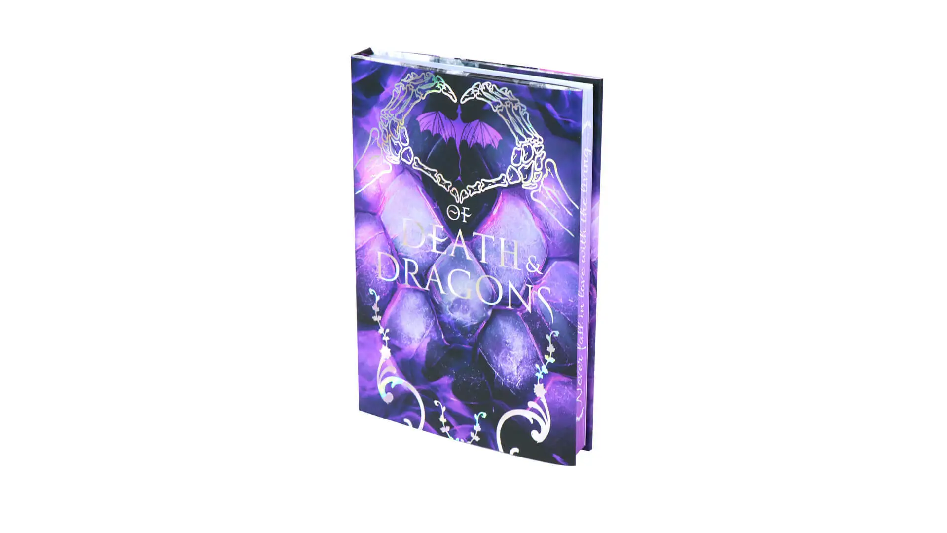Holographic Foil Stamping Hardcover Books with Printed End Papers and Sprayed Edges 1