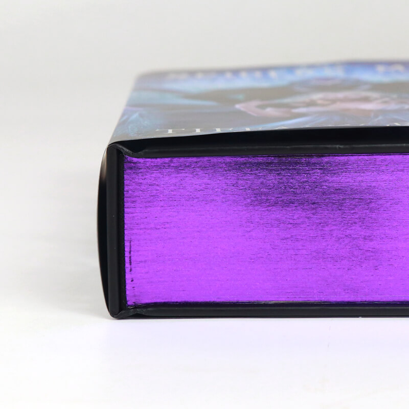 6x9 Hardcover Book with Colored End Papers, Dust Jackets and Sprayed Edges 12