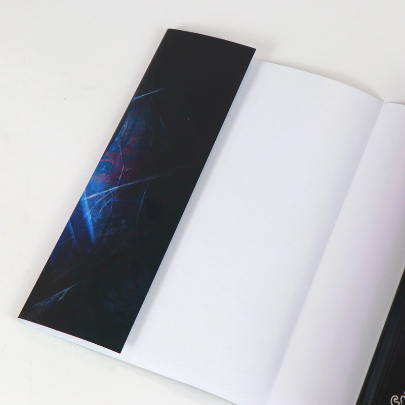 6x9 Hardcover Book with Colored End Papers, Dust Jackets and Sprayed Edges 9