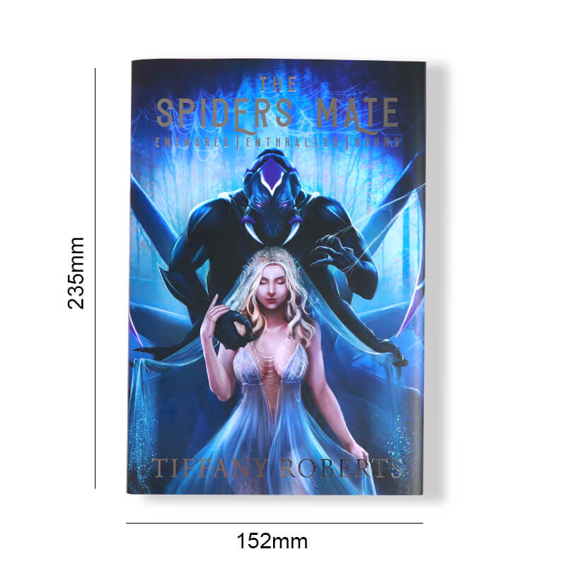 6x9 Hardcover Book with Colored End Papers, Dust Jackets and Sprayed Edges 6