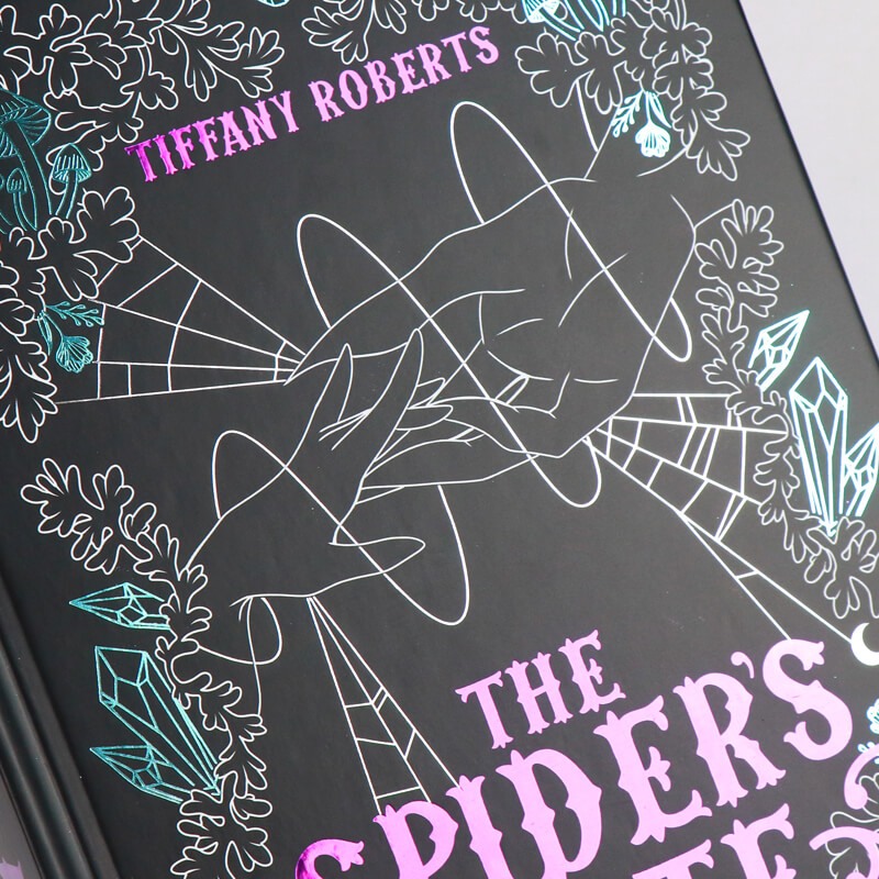 6x9 Hardcover Book with Colored End Papers, Dust Jackets and Sprayed Edges 10