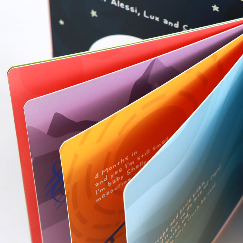 Children Board Book Printing Lift The Flap Educational Book for Kids 9