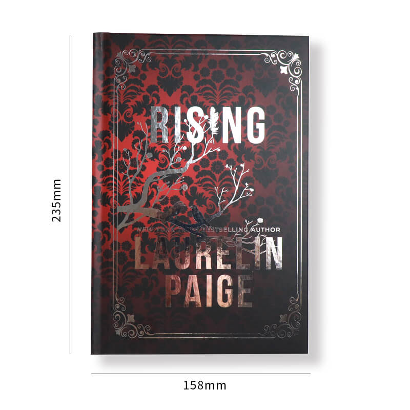 Created Special Editions Hardcover Romance Book with Foil on Cover and Sprayed Edges 6