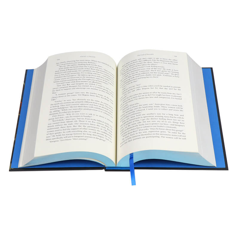 Special Hardback Books Printed with Blue Foil on Cover and Foiled Edges 7