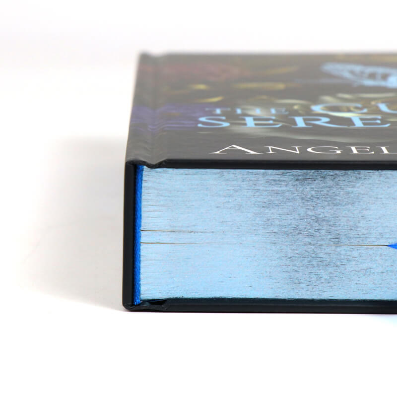 Special Hardback Books Printed with Blue Foil on Cover and Foiled Edges 11