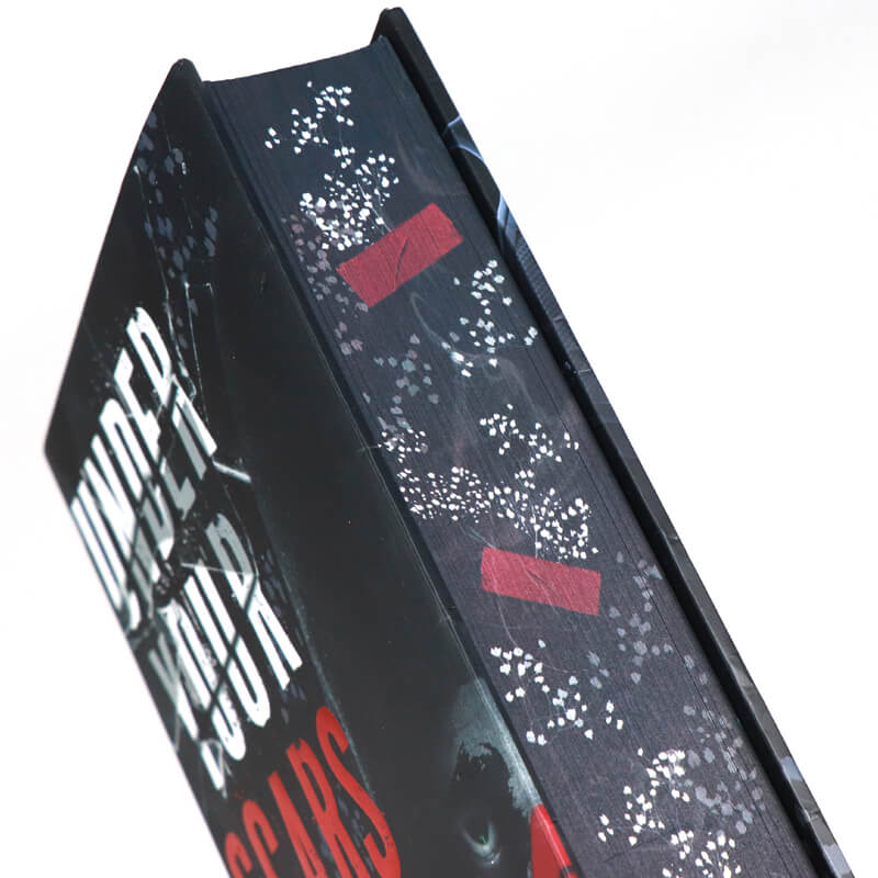 Thrillers and Suspense Hardcover Fiction with Foil Dust Jackets and Sprayed Edges 11