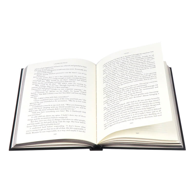 Special Edition Hardback Book Printing Foil on Cover and Sprayed Edges 7