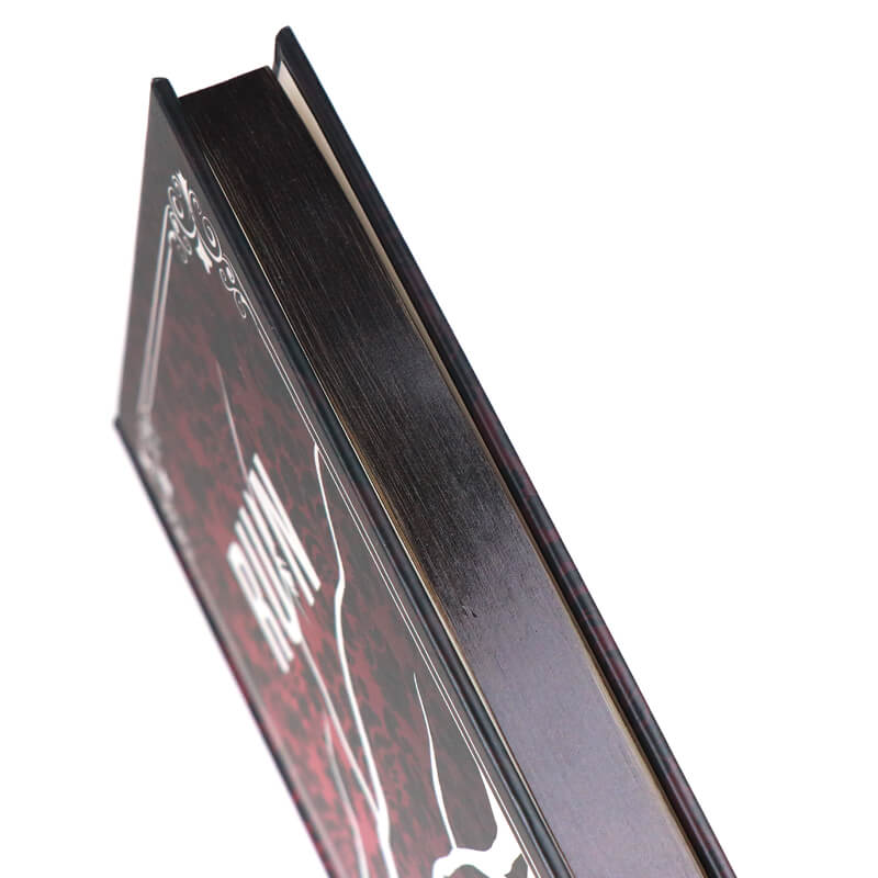 Special Edition Hardback Book Printing Foil on Cover and Sprayed Edges 9