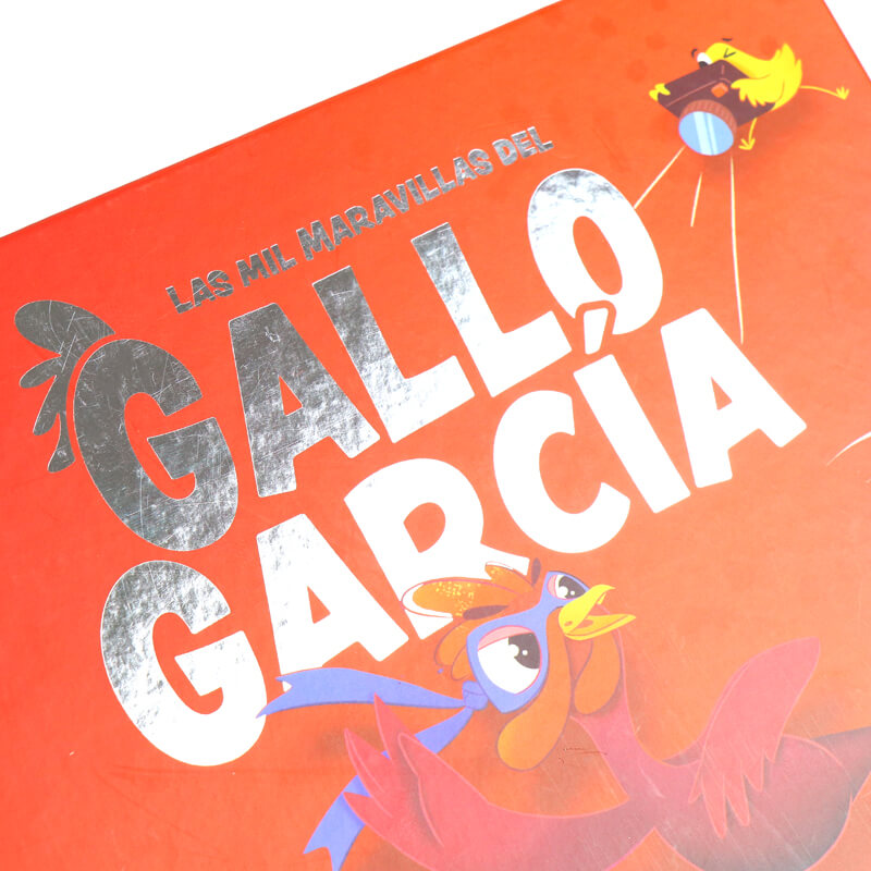 Silver Foil Hardcover Picture Book Printing Custom Kids Book 8