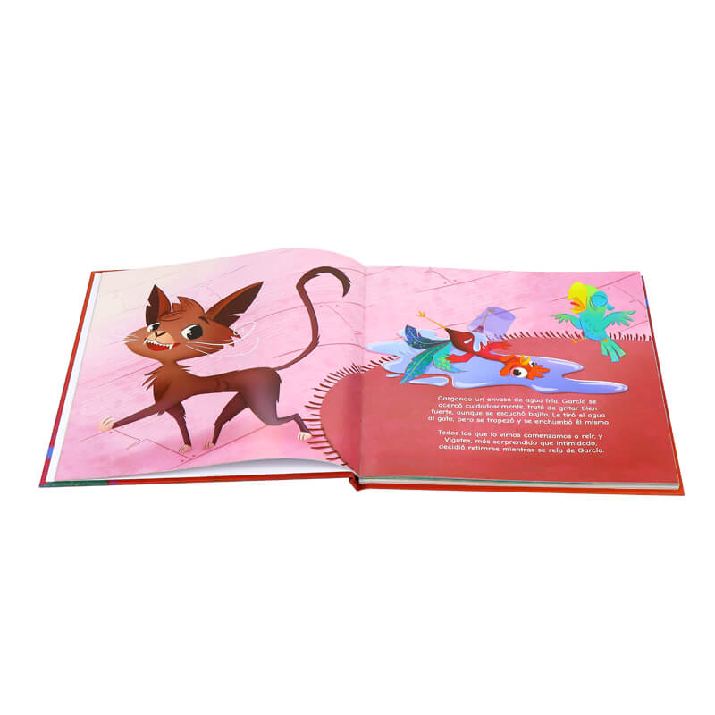 Silver Foil Hardcover Picture Book Printing Custom Kids Book 7