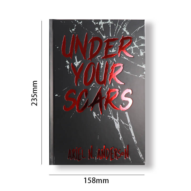 Foil Stamping Hardcover Special Edition Books with Full Color Sprayed Edges 6