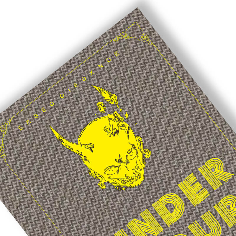 Black and White Printing Hardcover Novel Book with End Papers 9