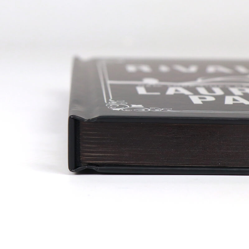 Self Publish Hardcover with Solid Color Sprayed Edges and Silver Foil on Cover 10