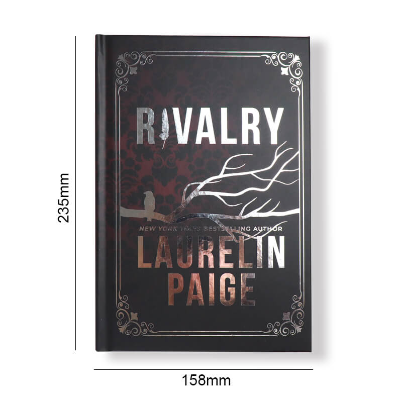 Self Publish Hardcover with Solid Color Sprayed Edges and Silver Foil on Cover 6