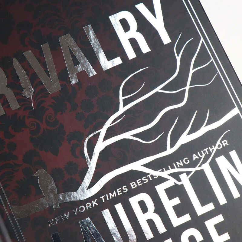 Self Publish Hardcover with Solid Color Sprayed Edges and Silver Foil on Cover 8