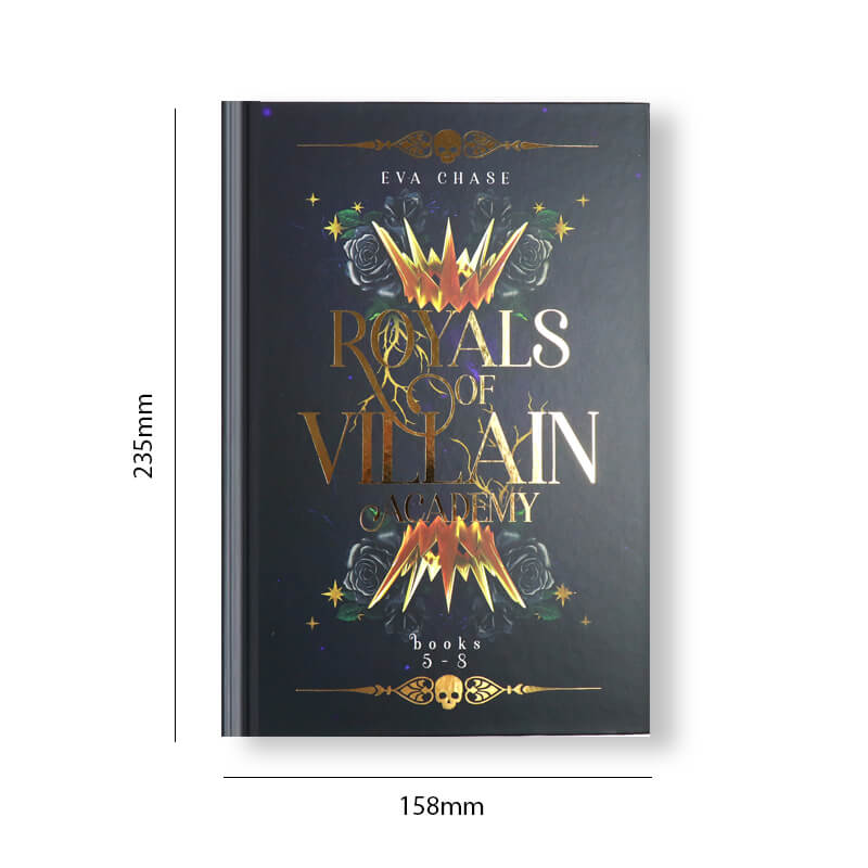 Special Hardcover Book with Gilded Edges and Gold Paper Endsheets 6