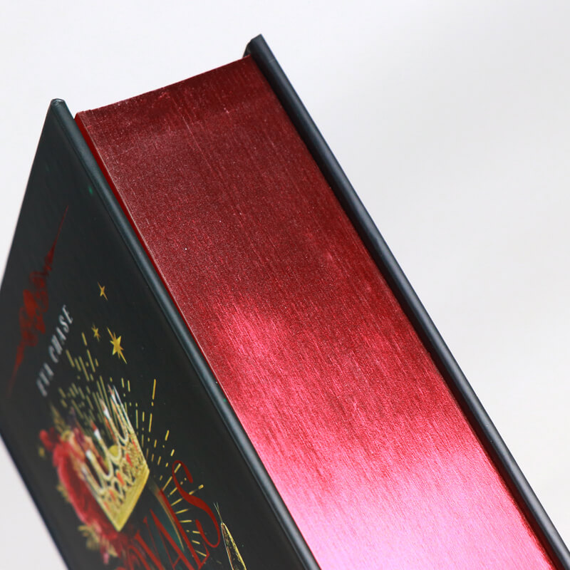 Hardback Special Edition Book with Ribbon, Sprayed Edges and Foiling on Cover 10