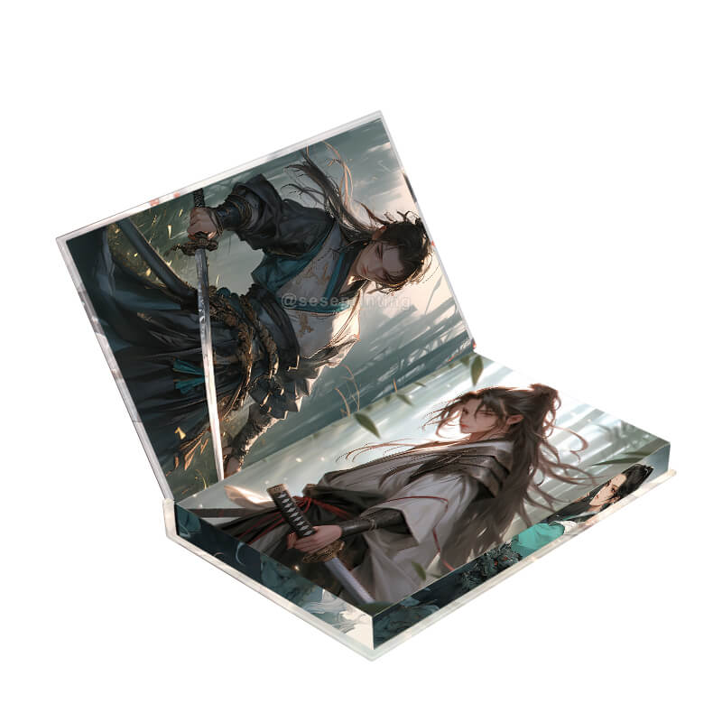 Black and White Printing Hardcover Book with Custom Sprayed Edges 7